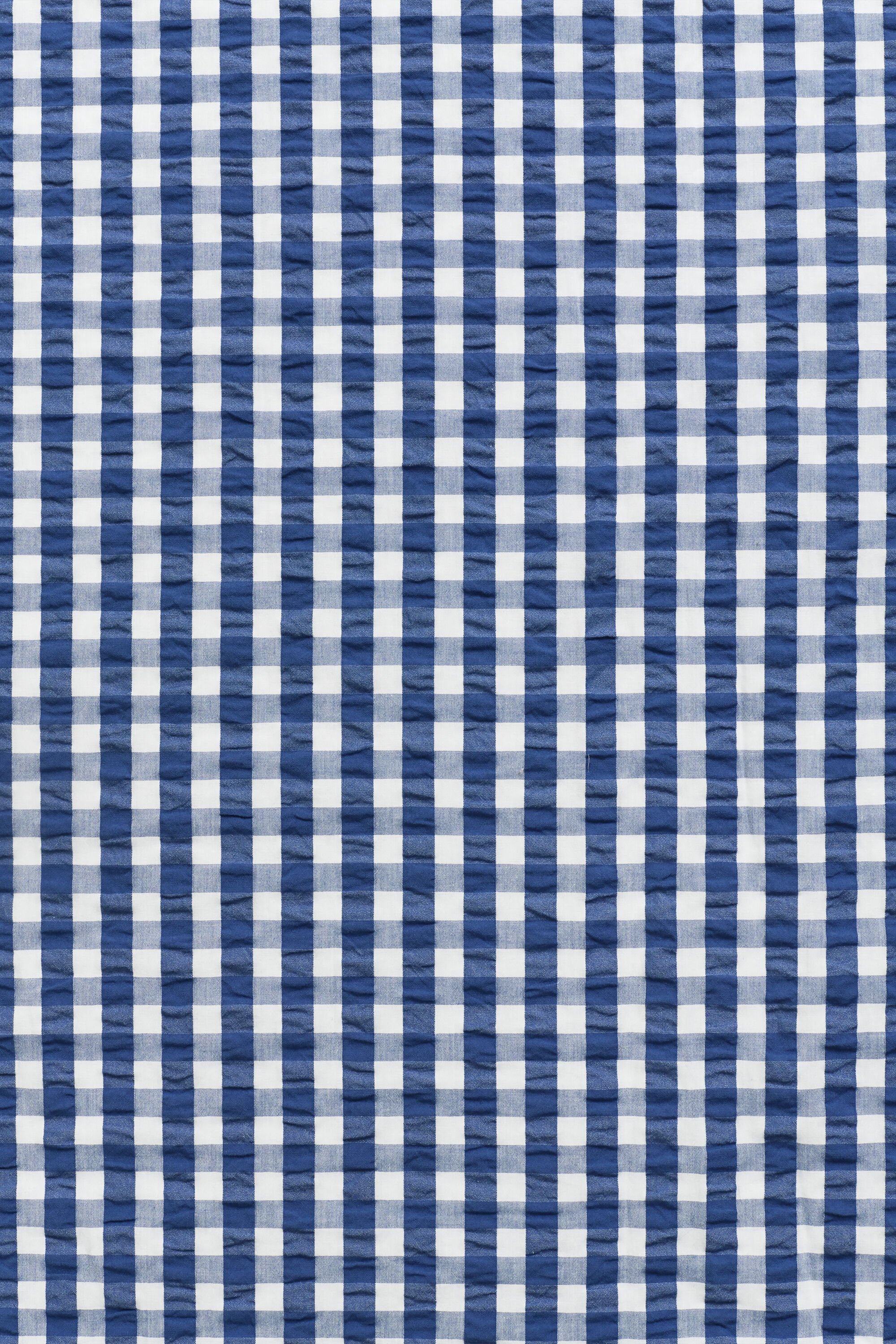 Housse de couette simple en seersucker à carreaux