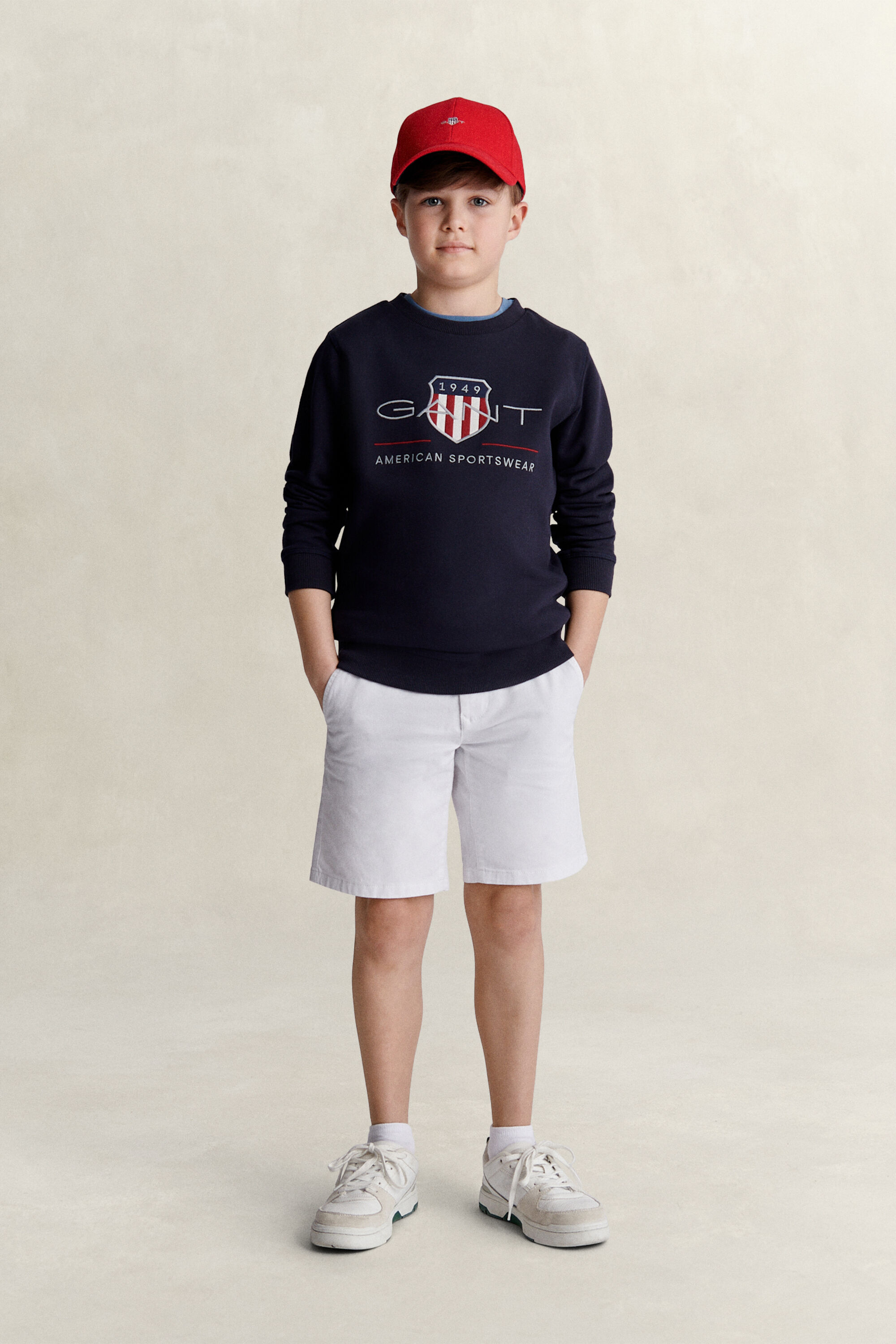 Sweat-shirt avec écusson issu des archives Ado