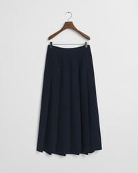 Jupe midi à plis larges