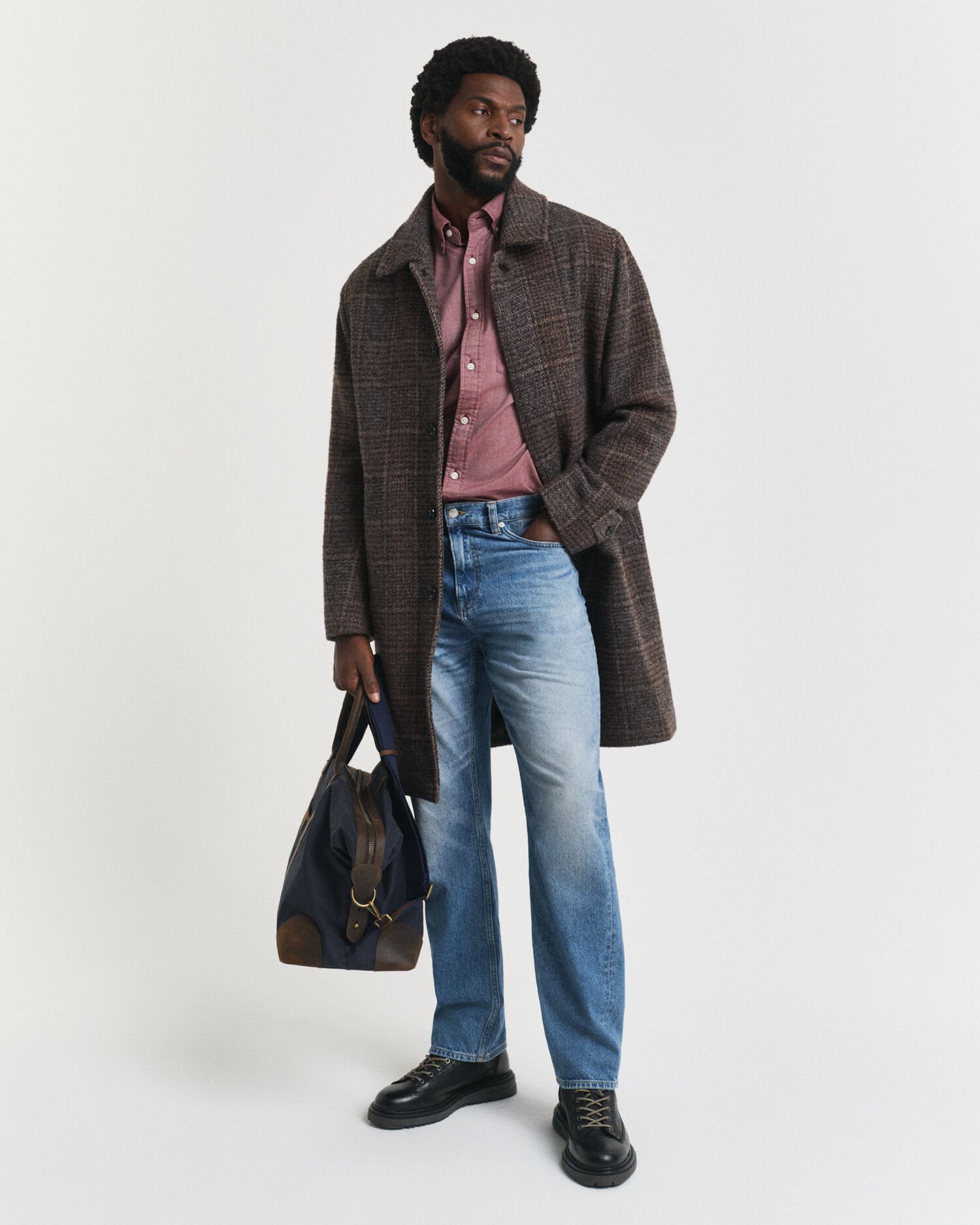 Chemise coupe regular en coton Oxford classique