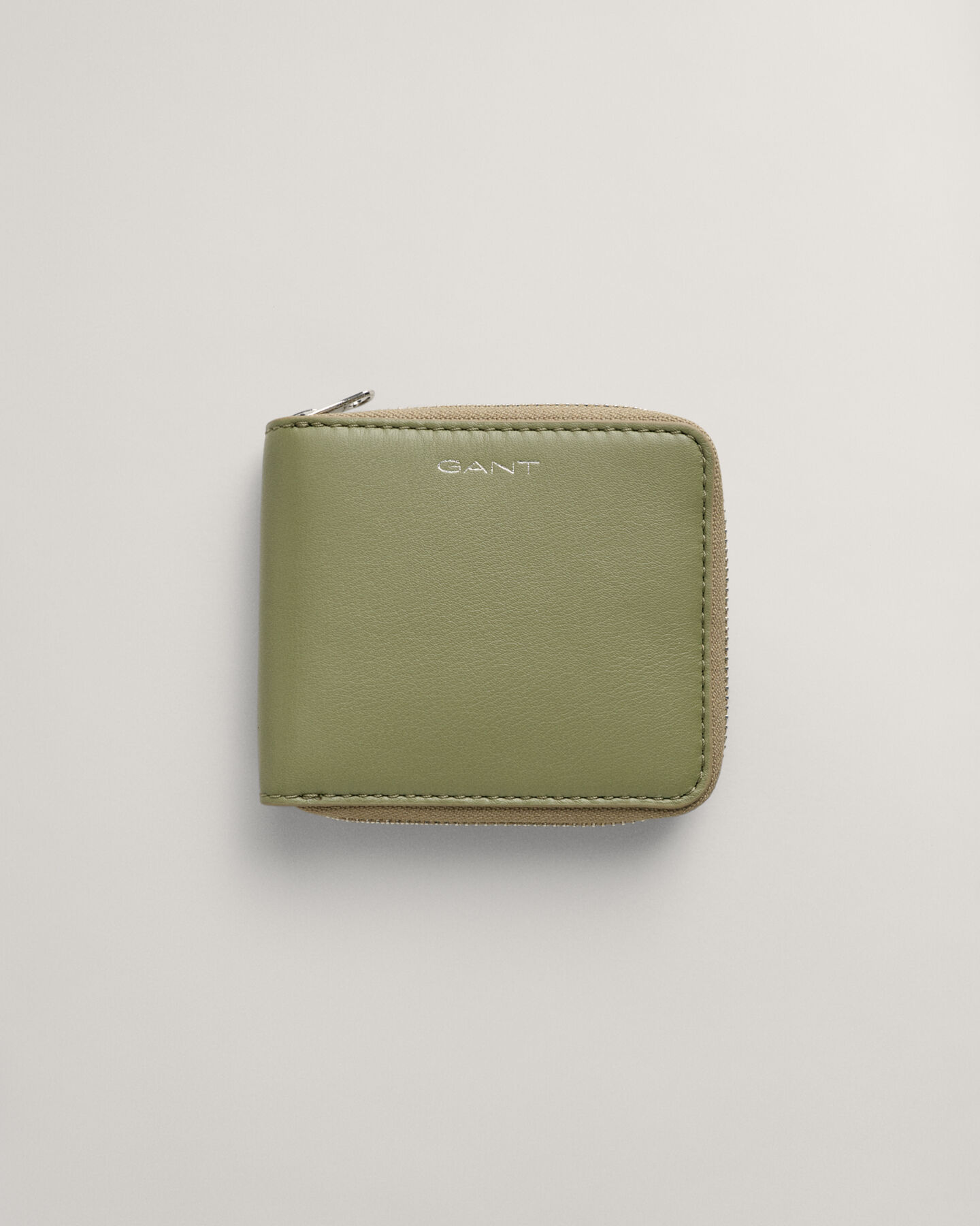 Portefeuille en cuir avec fermeture à zip