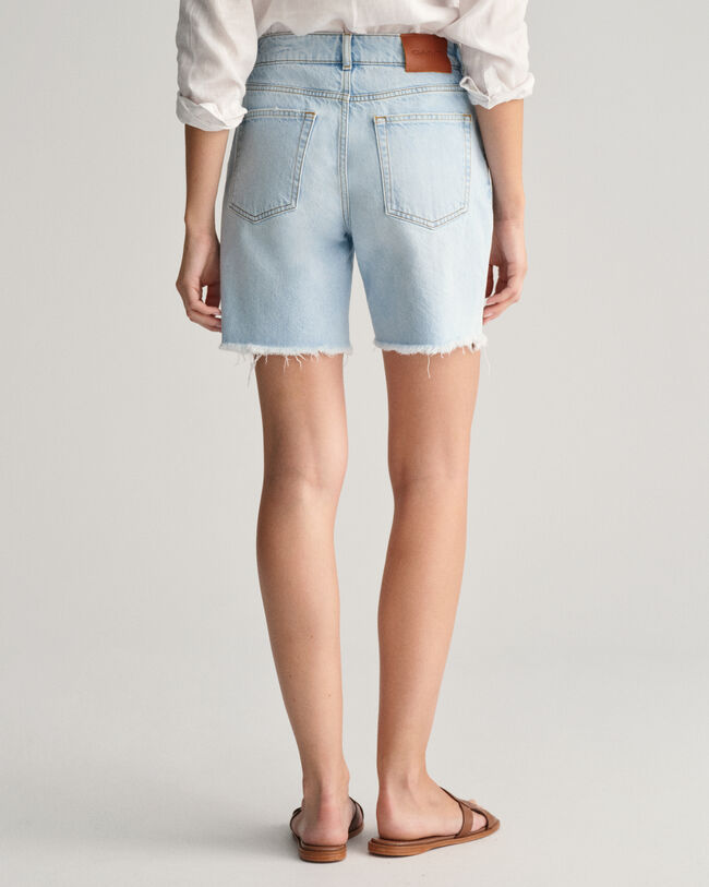 Short regular fit mi-long en denim