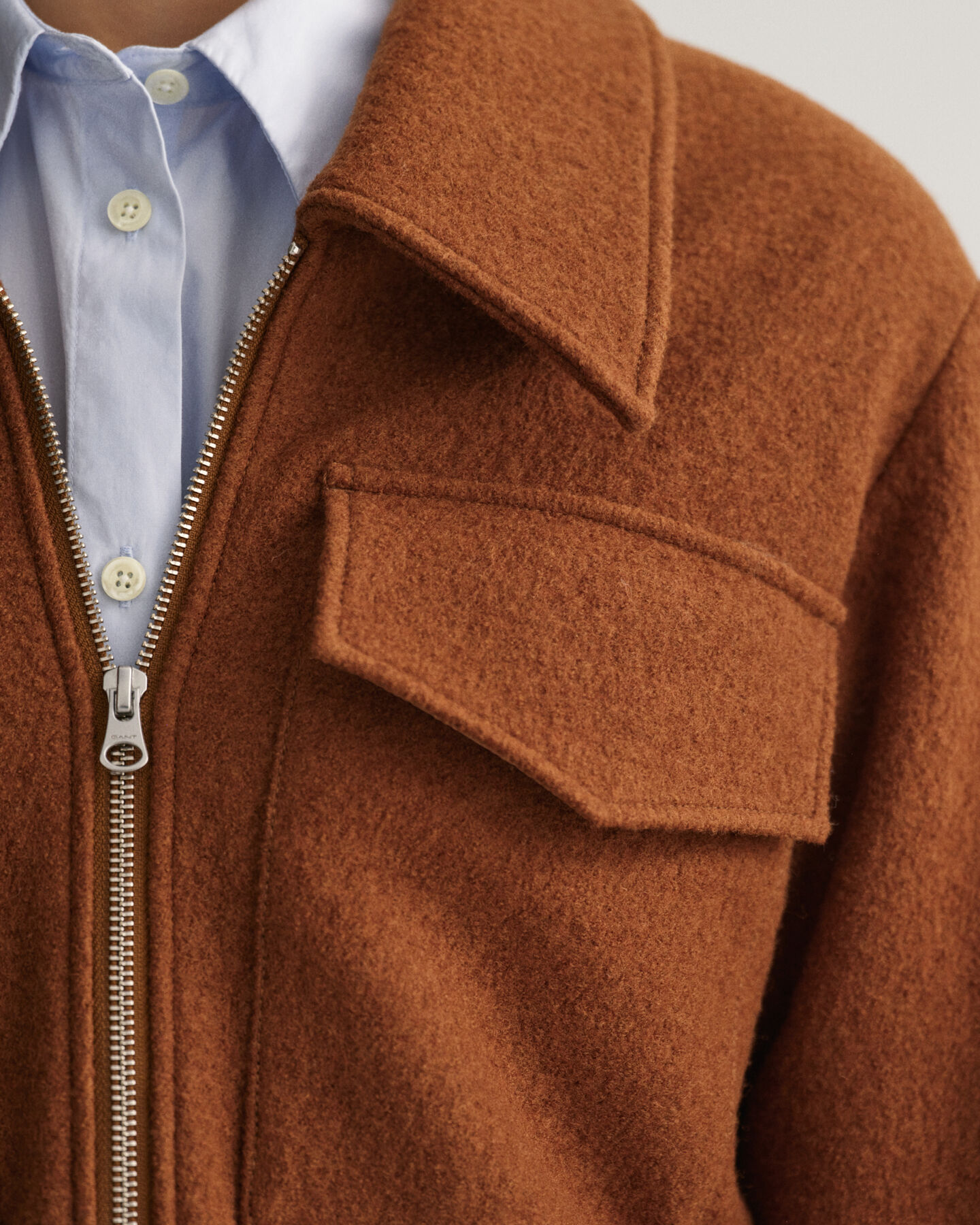 Veste zipp&eacute;e Boucl&eacute;