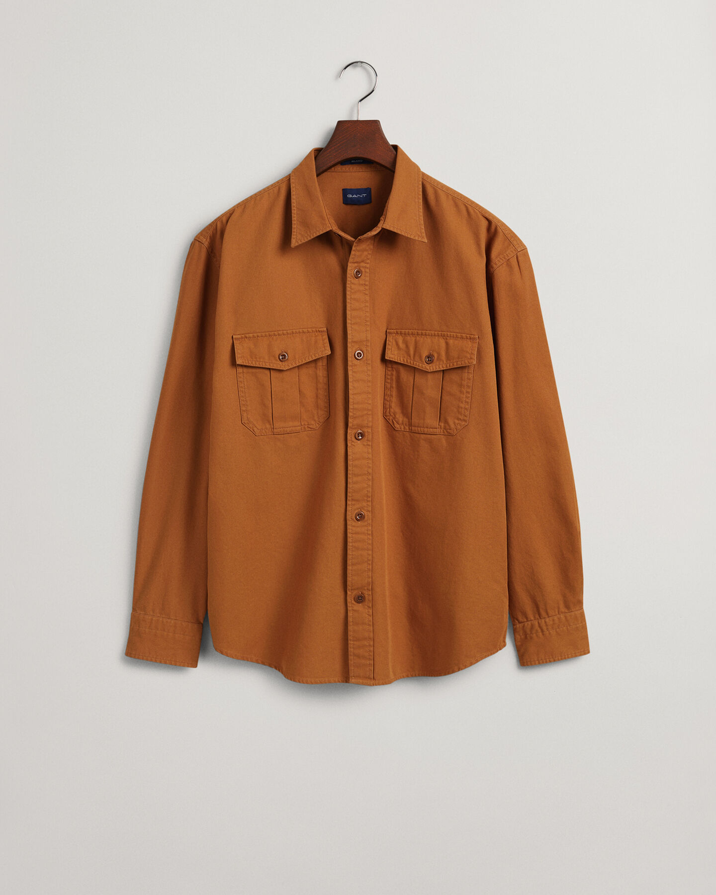 Chemise relaxed fit en serg&eacute;