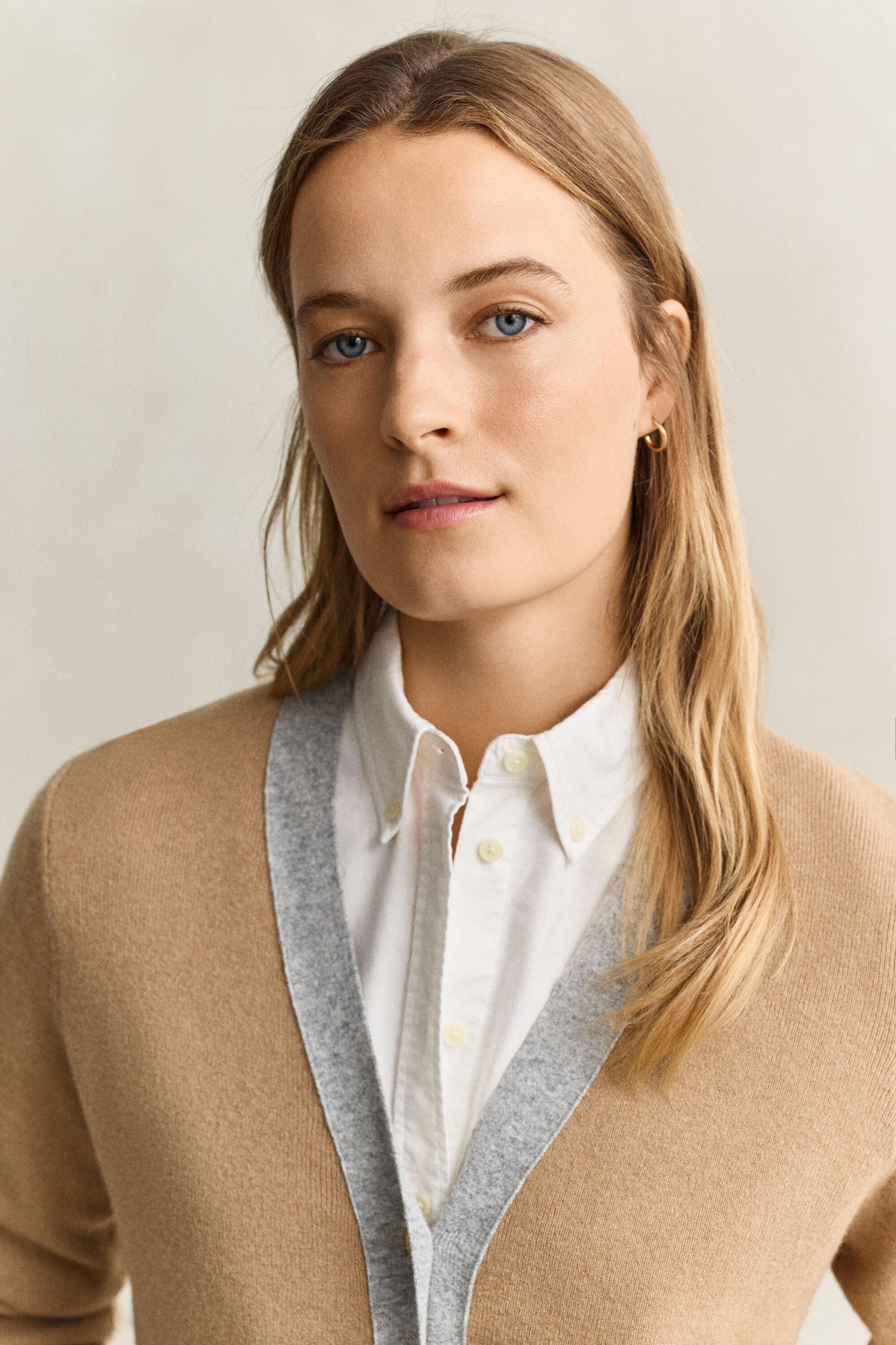 Cardigan de couleurs contrastées