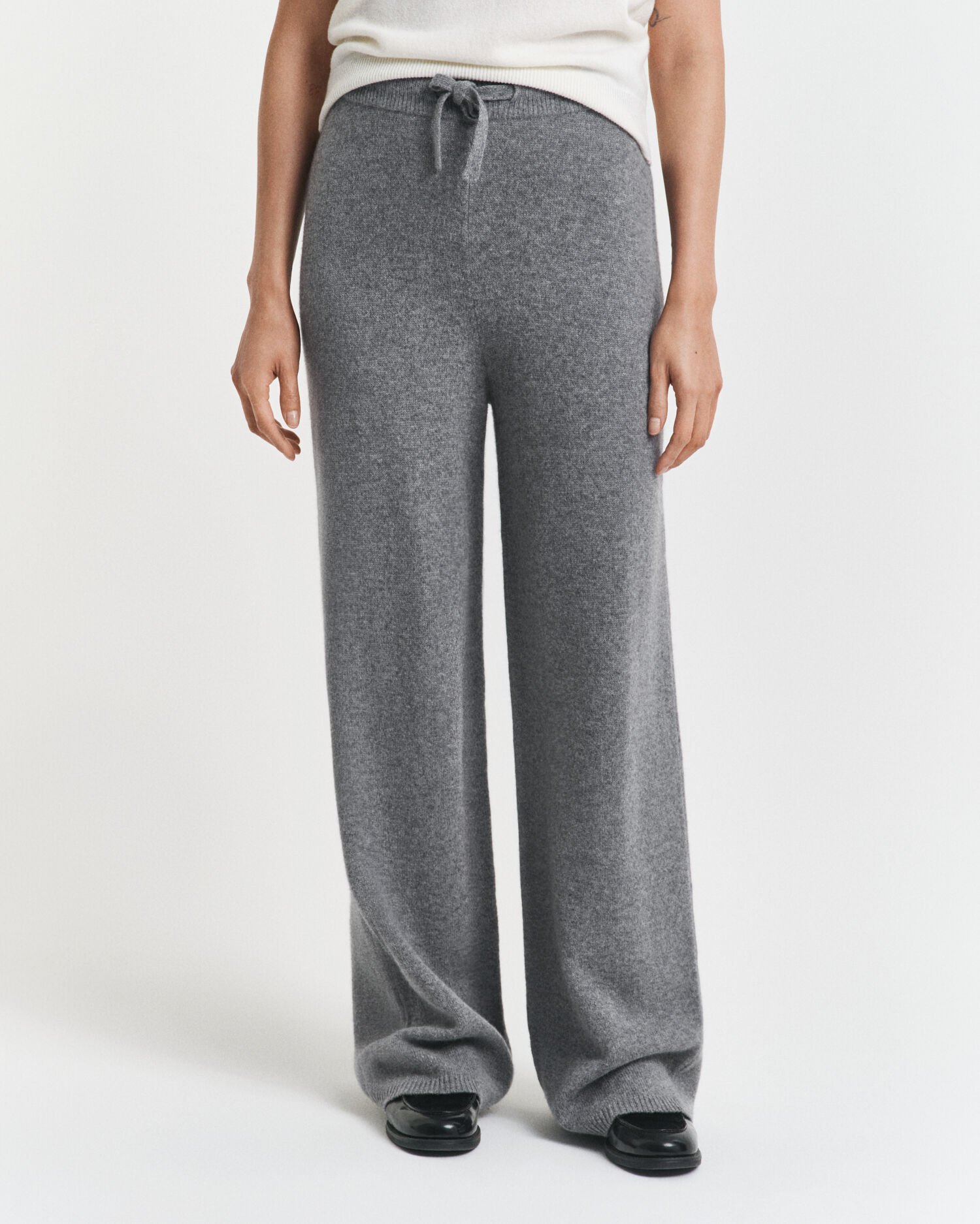 Pantalon en laine tricotée