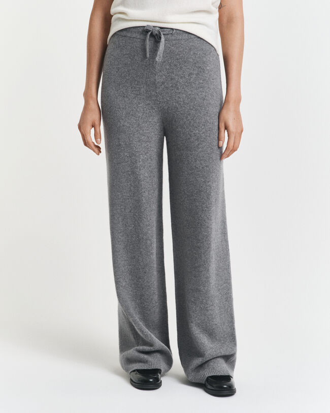 Pantalon en laine tricotée