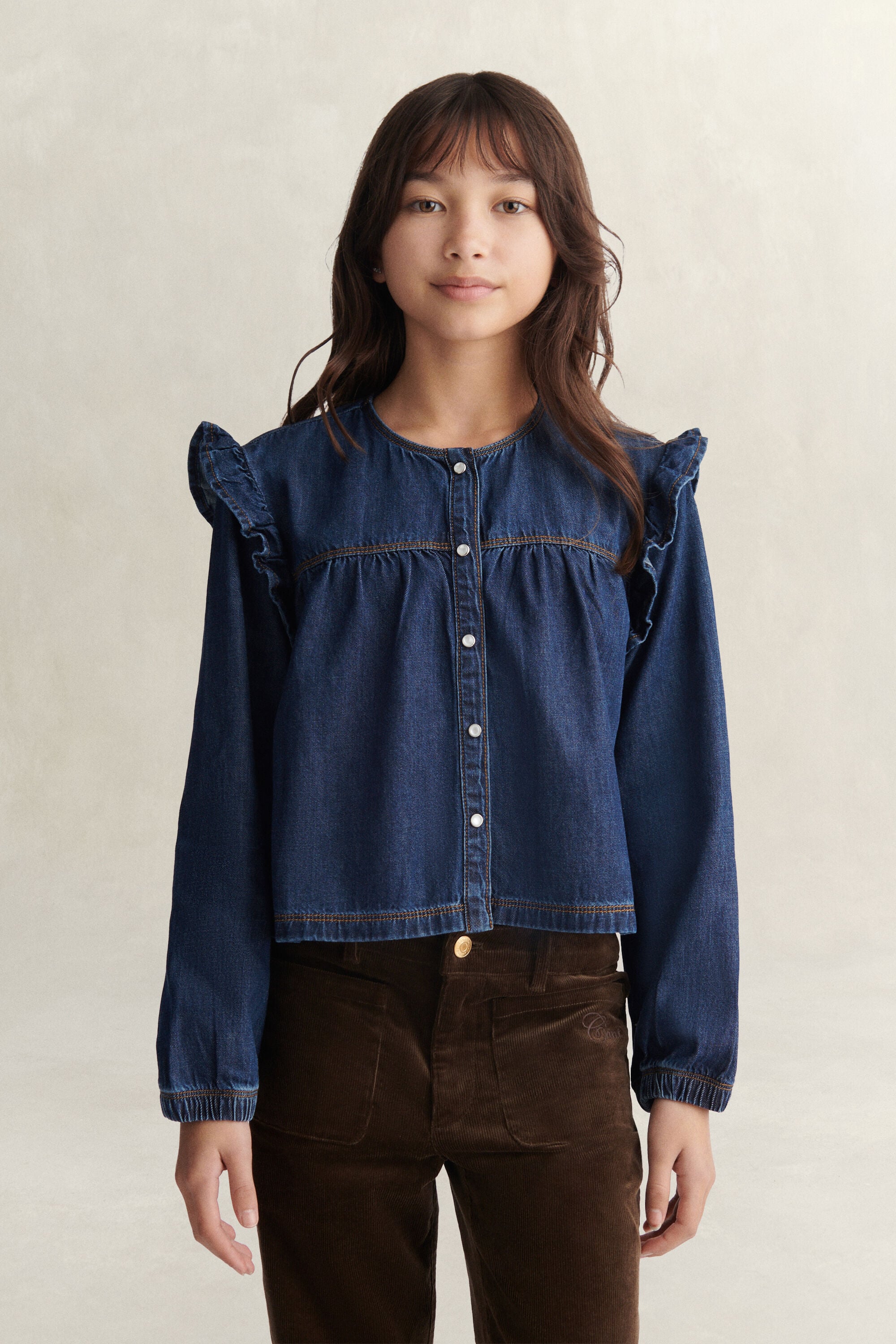 Chemise en denim Ado Fille