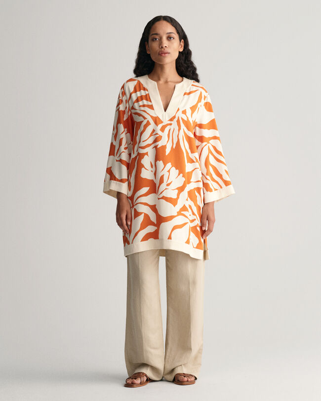 Caftan Palm Print