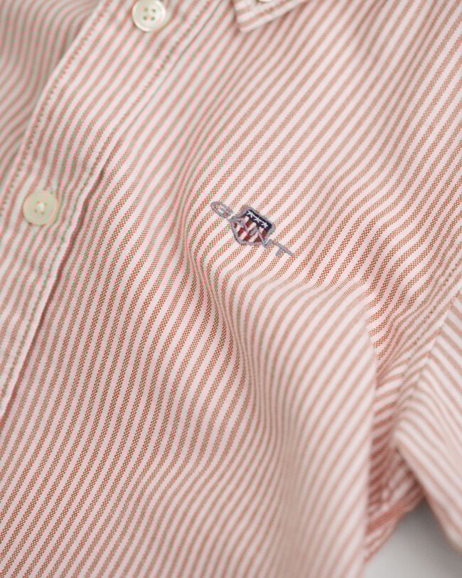 Chemise en coton Oxford à rayures Shield Enfant