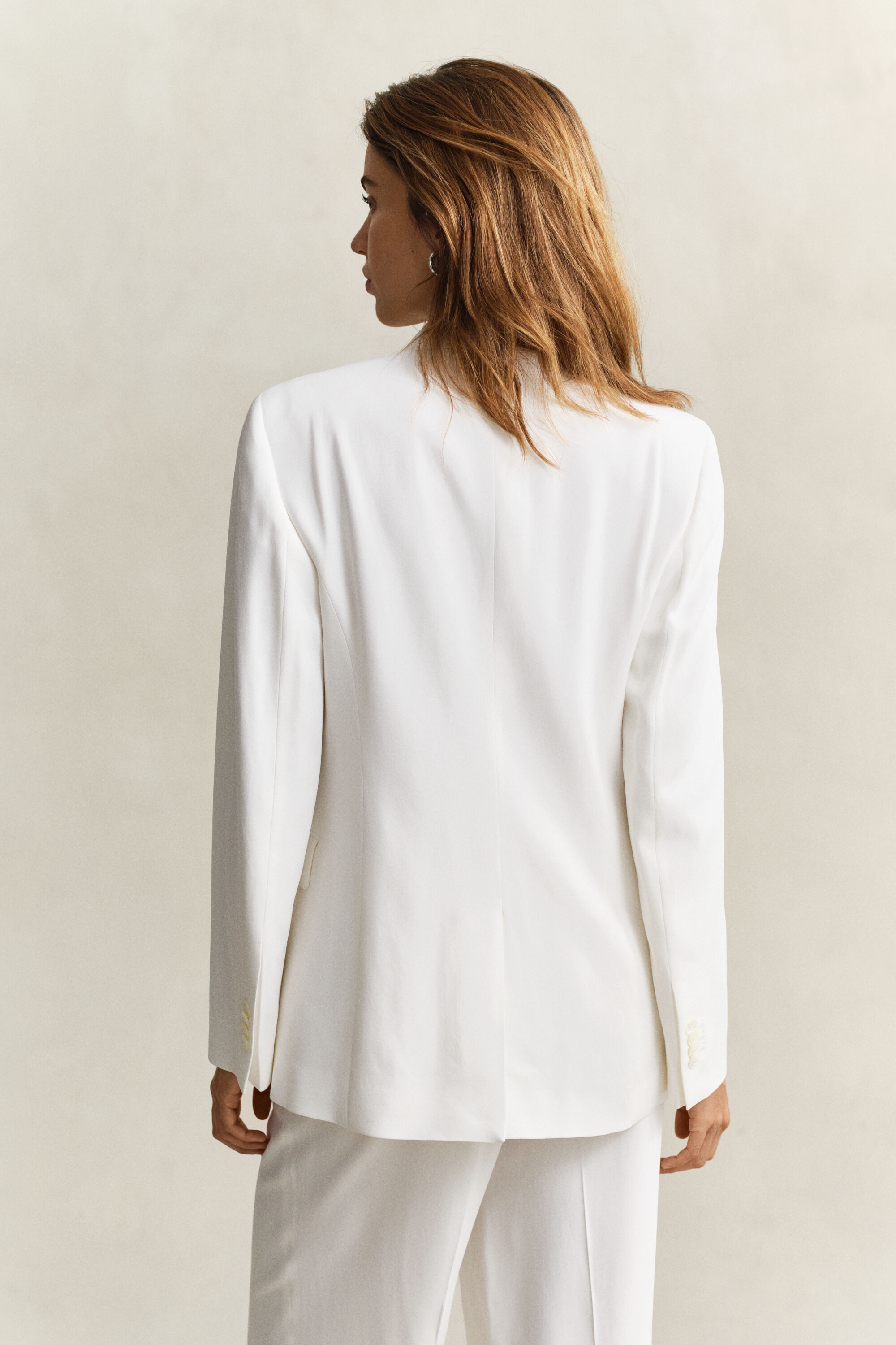 Veste blazer en crêpe