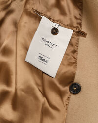 Manteau à boutonnage croisé en laine