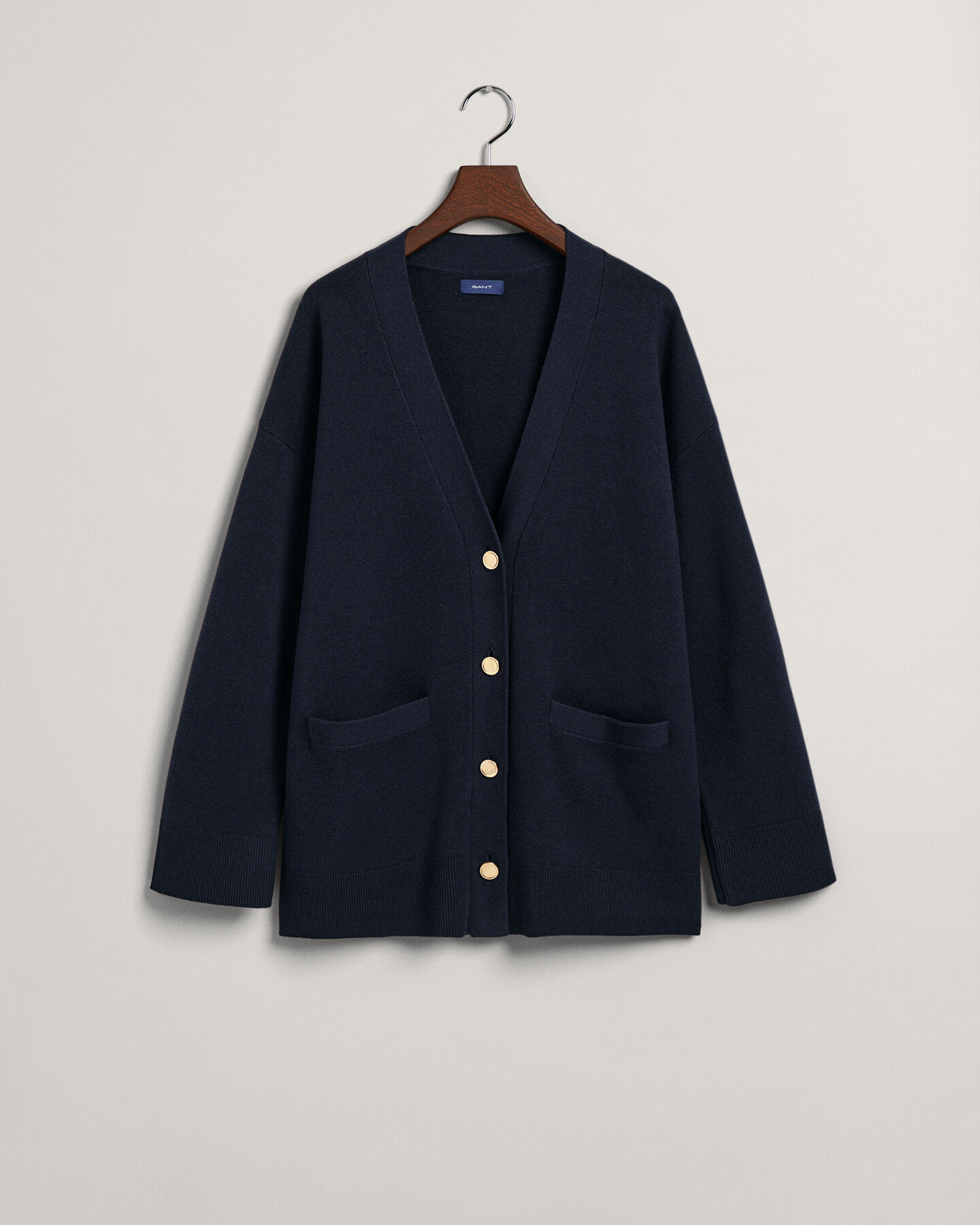 Cardigan relaxed fit à col V