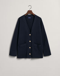 Cardigan relaxed fit à col V