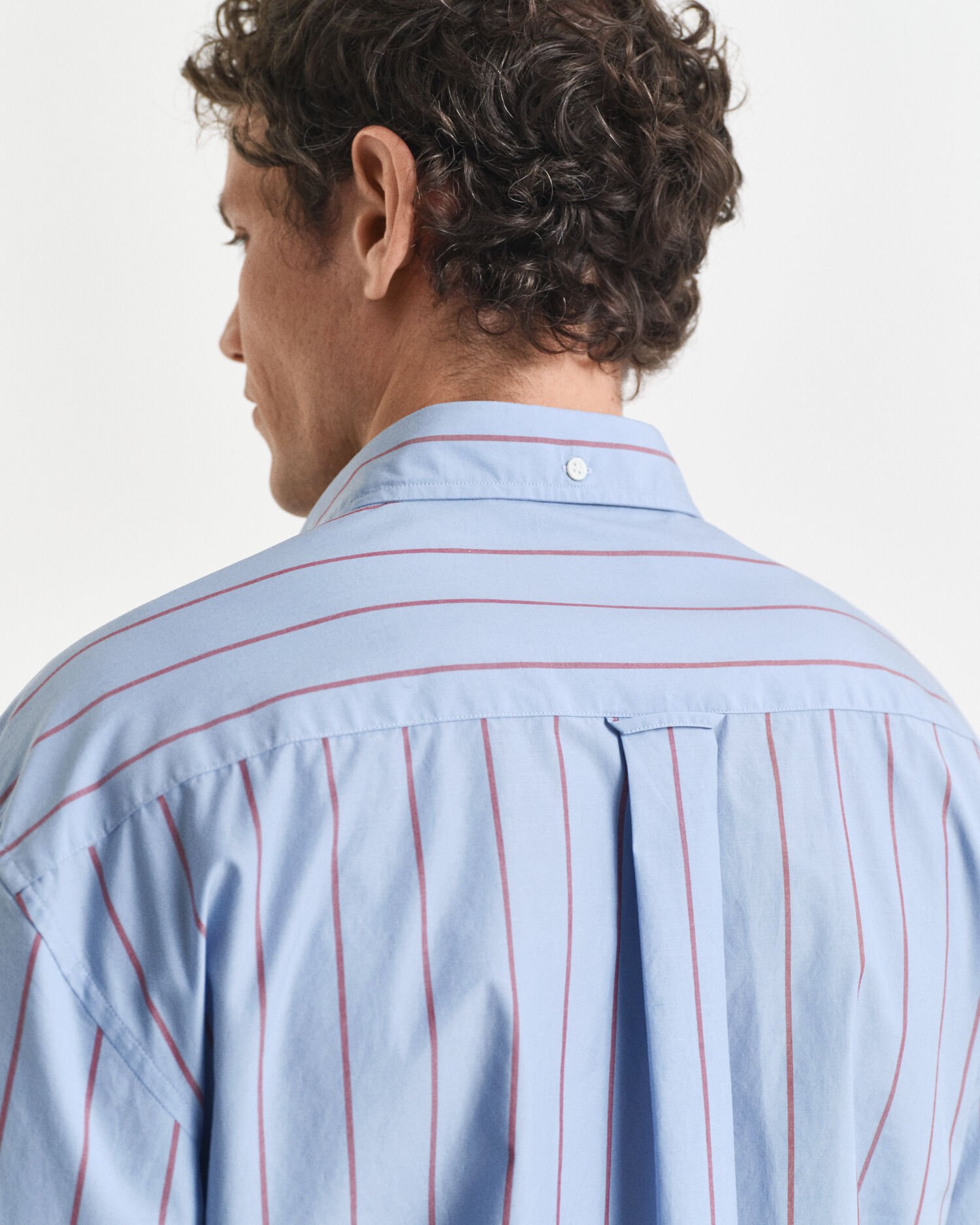 Chemise coupe décontractée à rayures Heritage Poplin