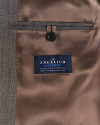 Veste de costume à chevrons