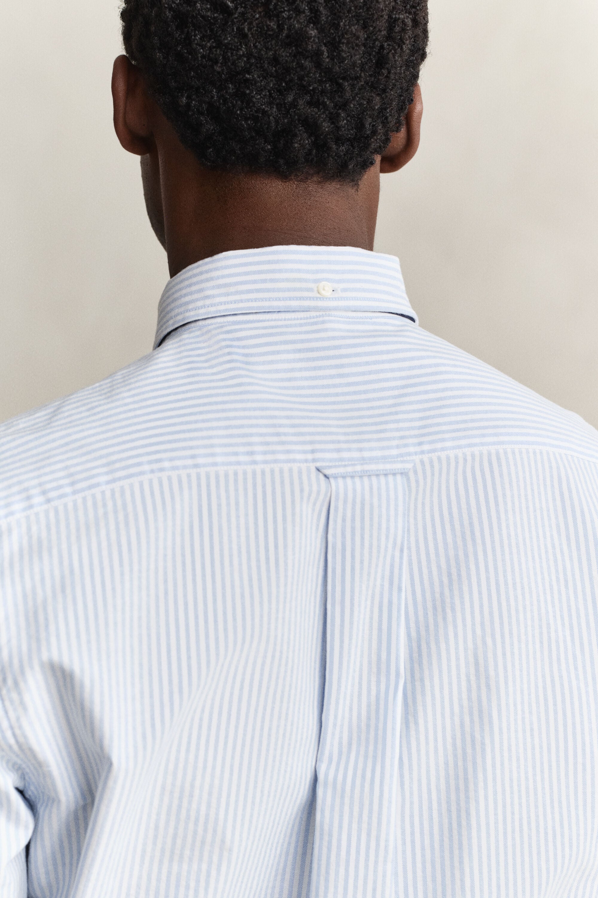 Chemise en coton Oxford regular classique à rayures