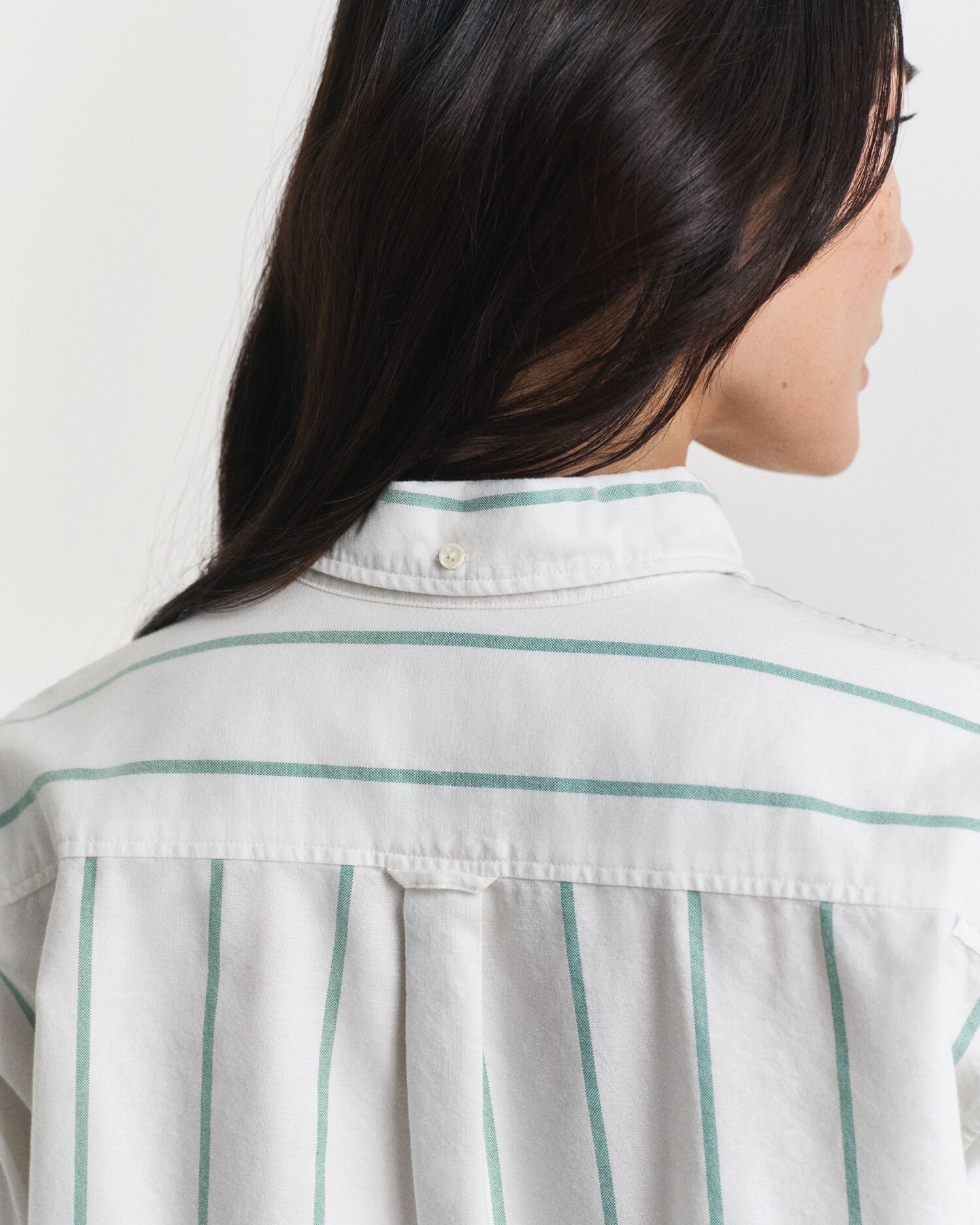 Chemise coupe relaxed classique en coton Oxford à rayures