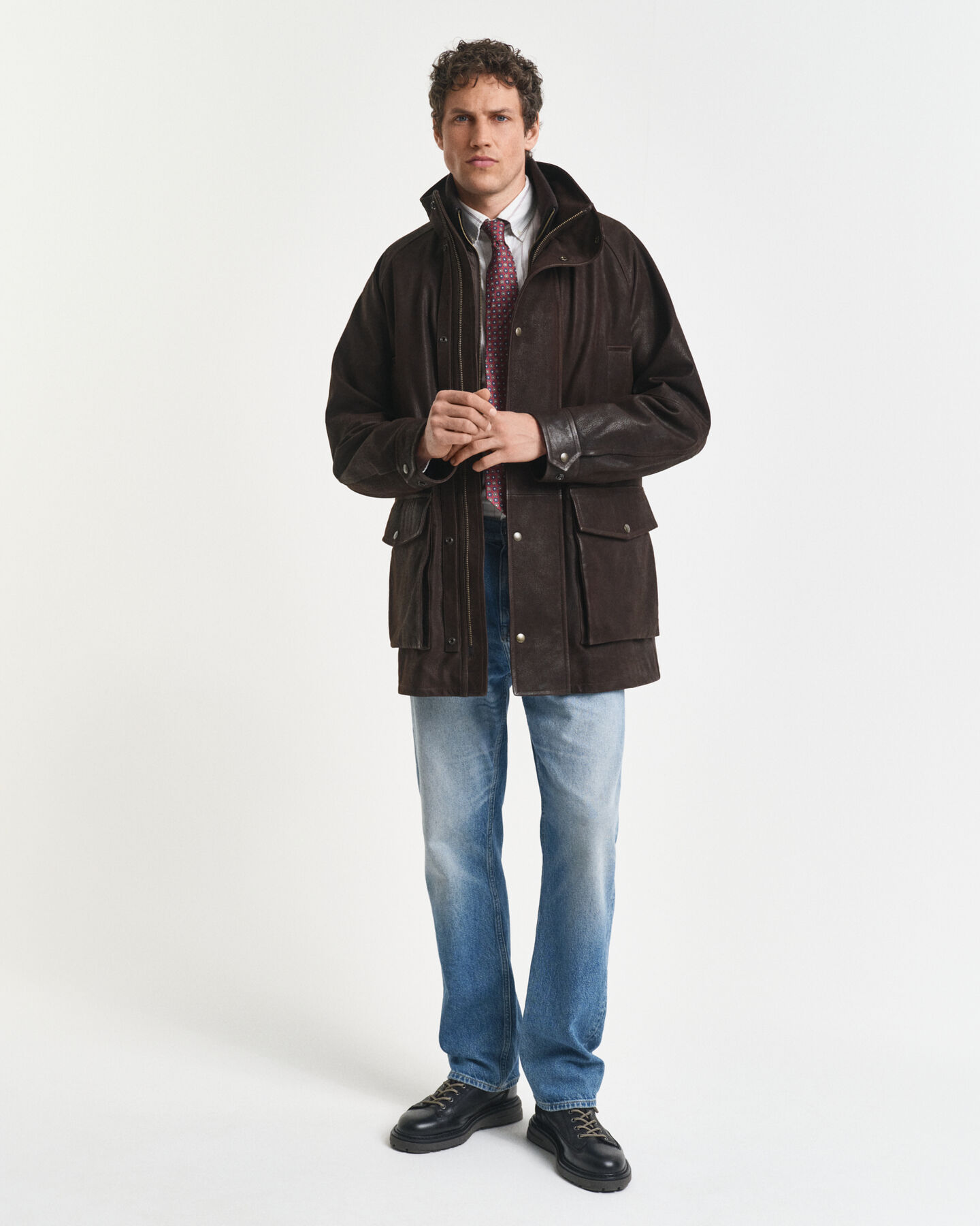 Veste en nubuck Decker