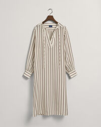 Caftan col V à rayures