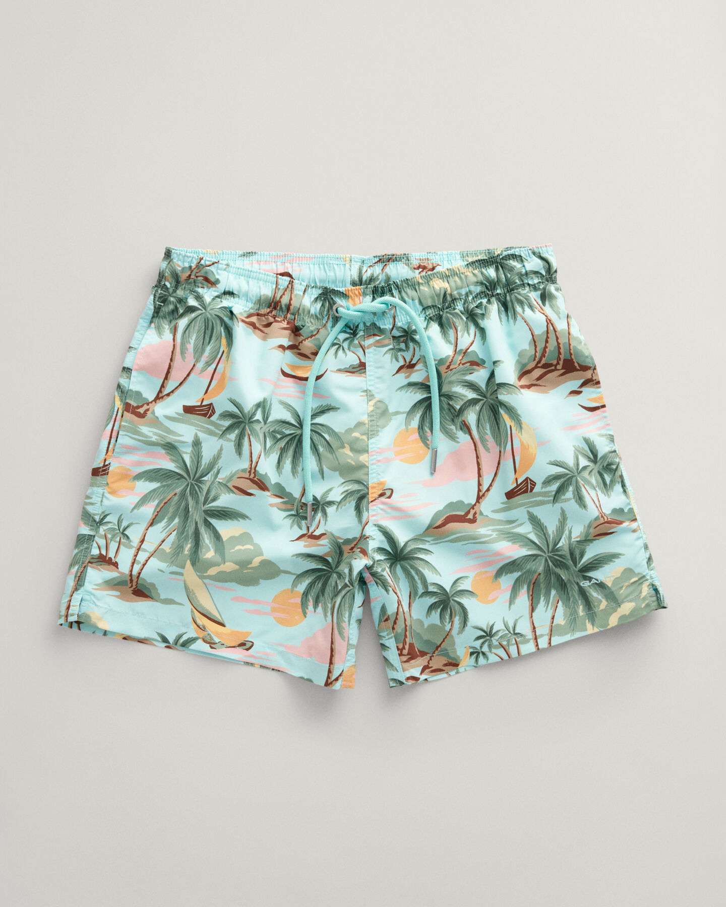 Short de bain &agrave; imprim&eacute; Hawaiian