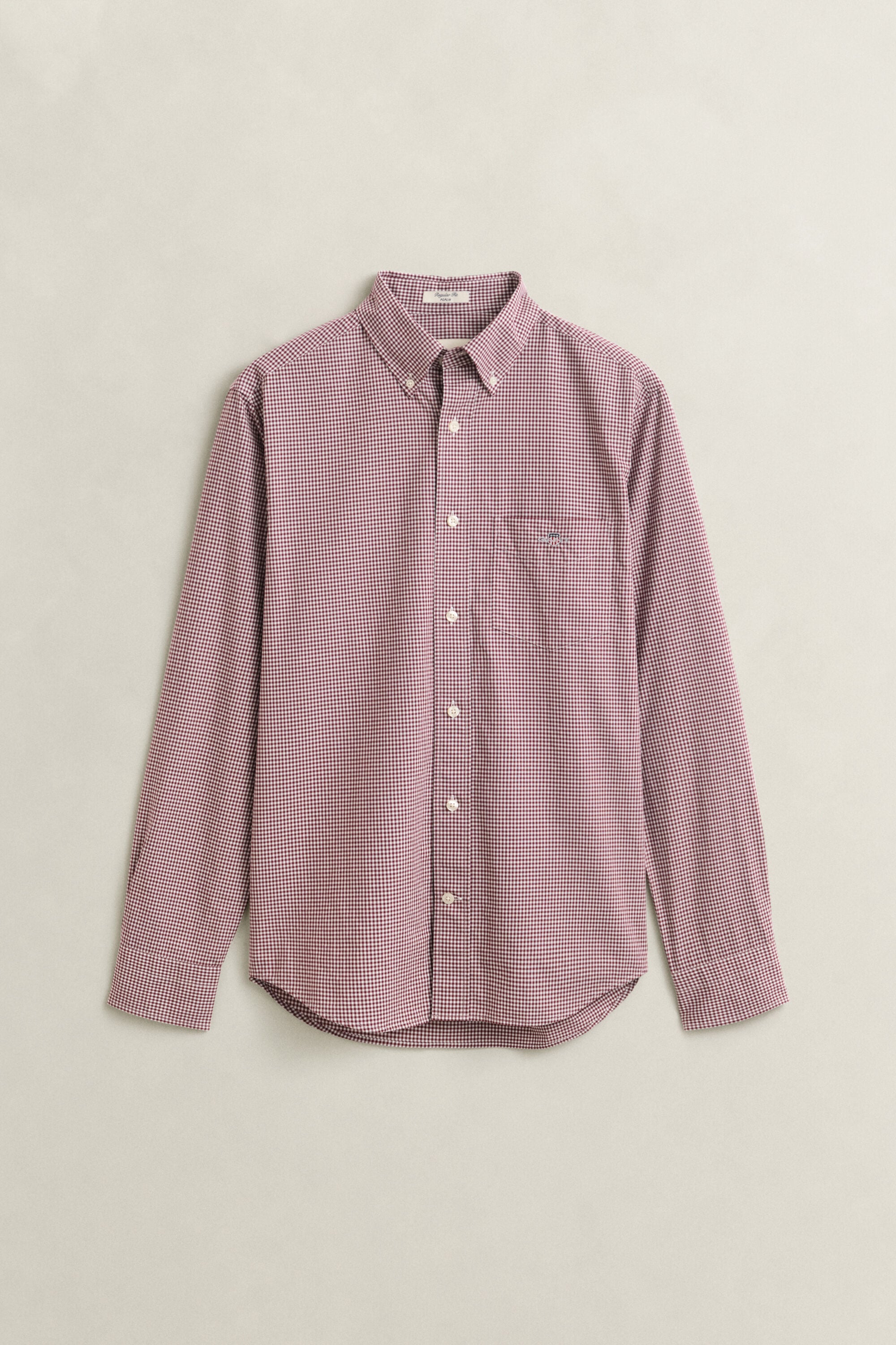 Chemise vichy en popeline classique