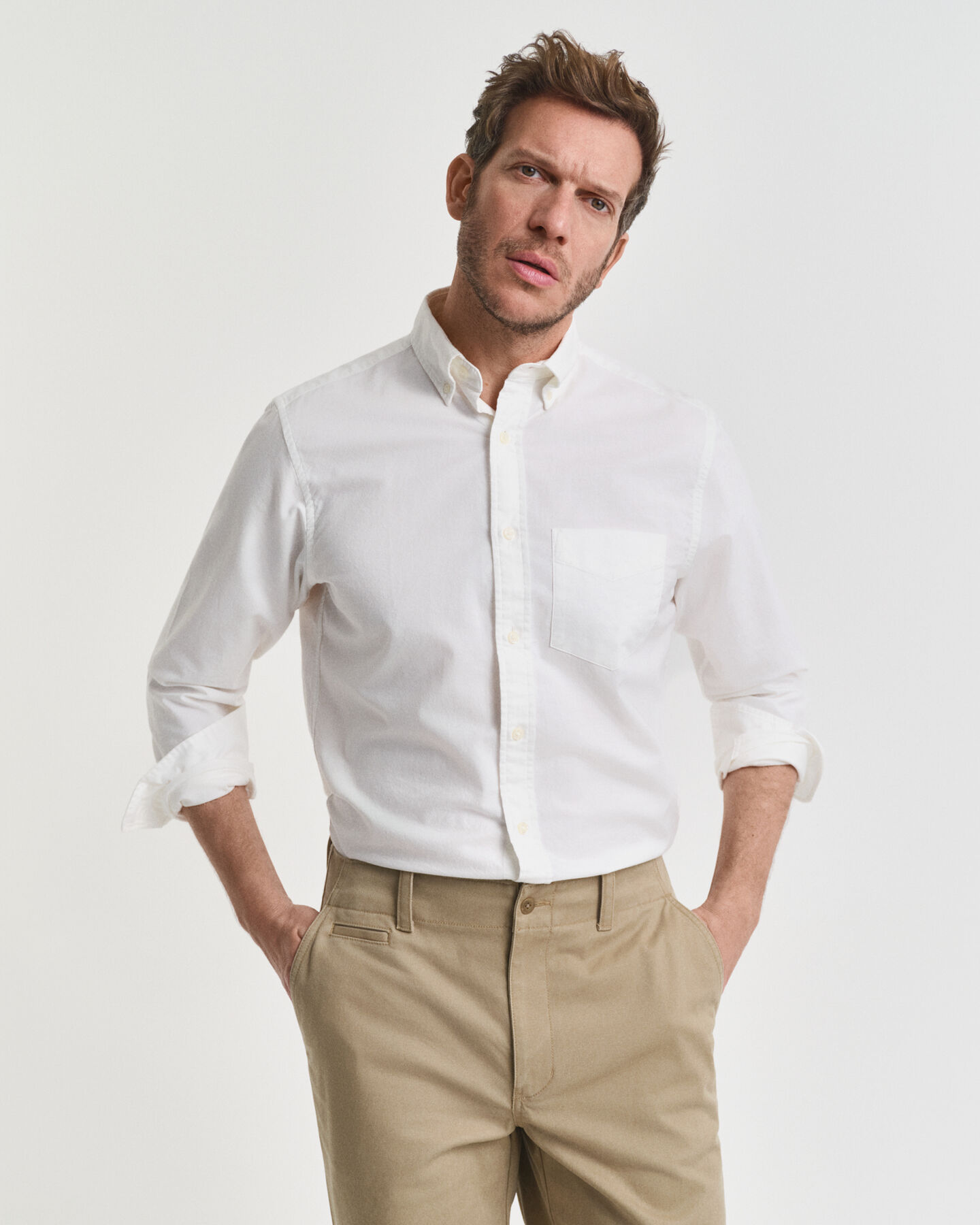 Chemise coupe regular en coton Oxford Archive