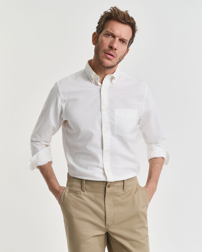 Chemise coupe regular en coton Oxford Archive