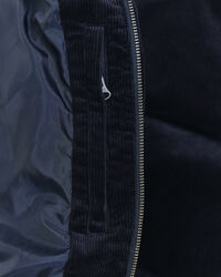 Doudoune en velours côtelé