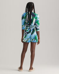 Combishort à motif cachemire