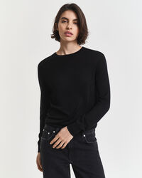 Pull col rond en laine mérinos extrafine