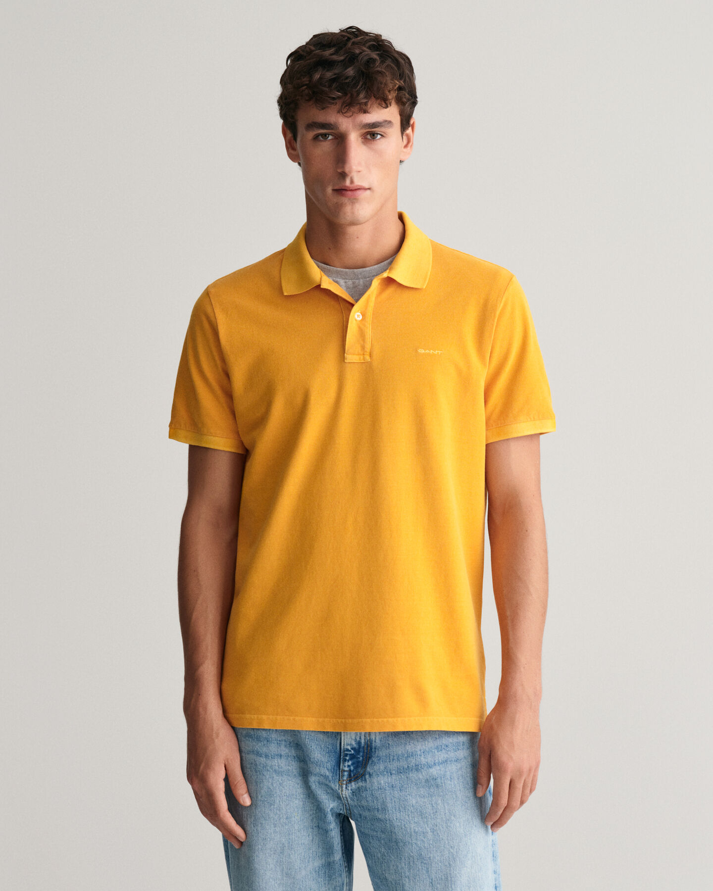 Polo en coton piqu&eacute; Sunfaded