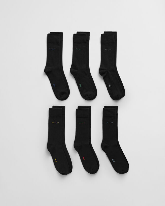 Lot de 6 paires de chaussettes douces en coton