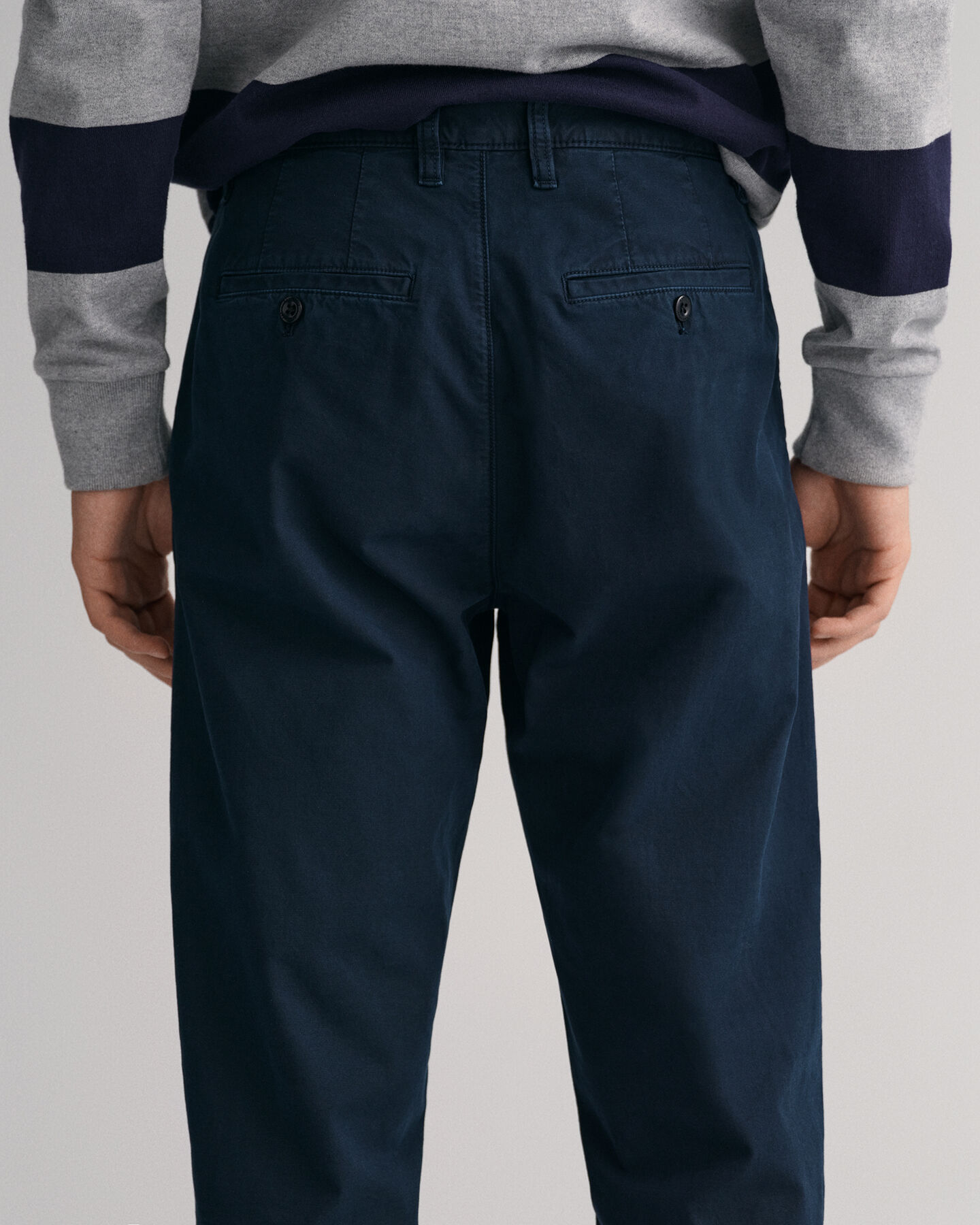 Pantalon chino regular fit en toile Allister