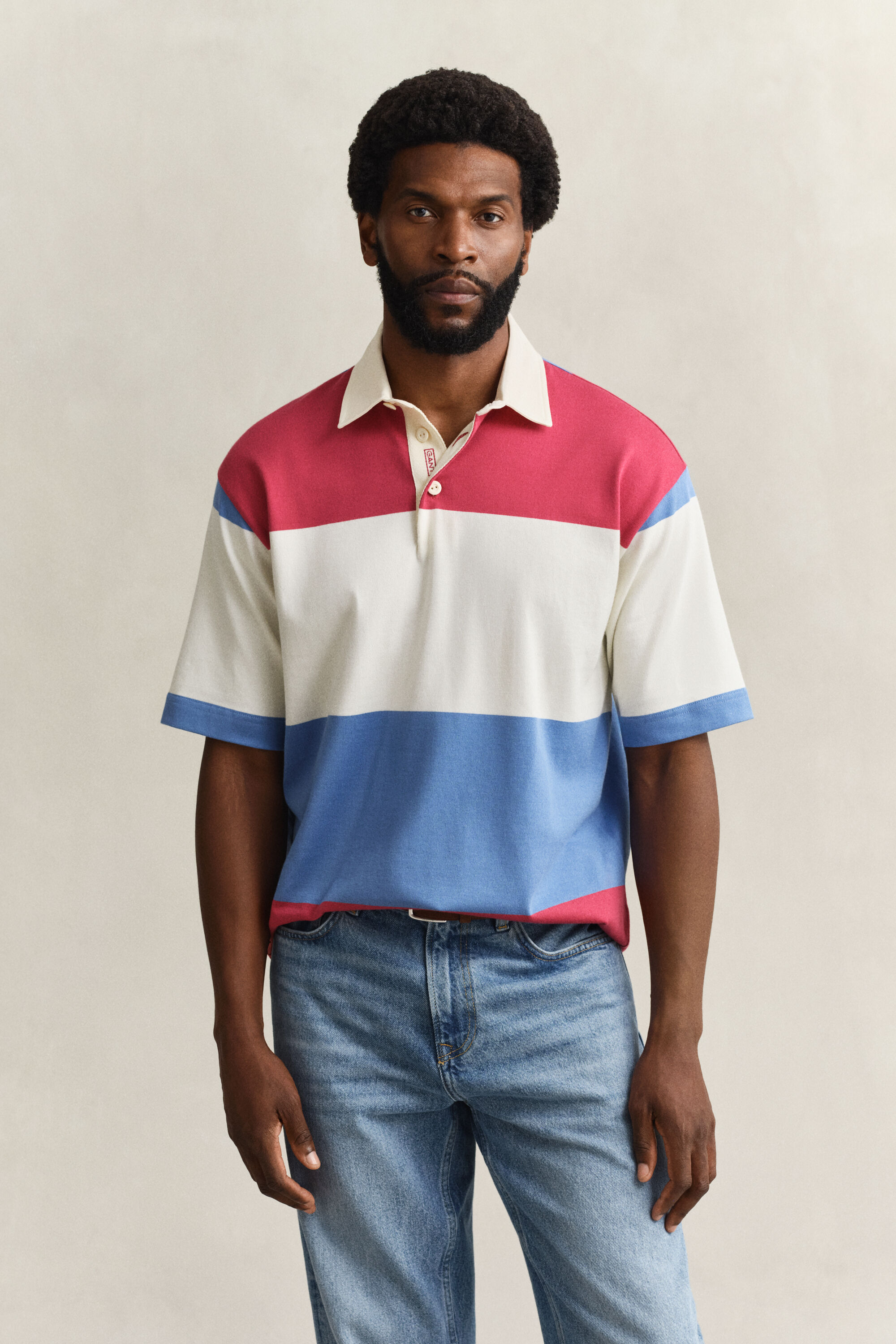 Rugger à manches courtes