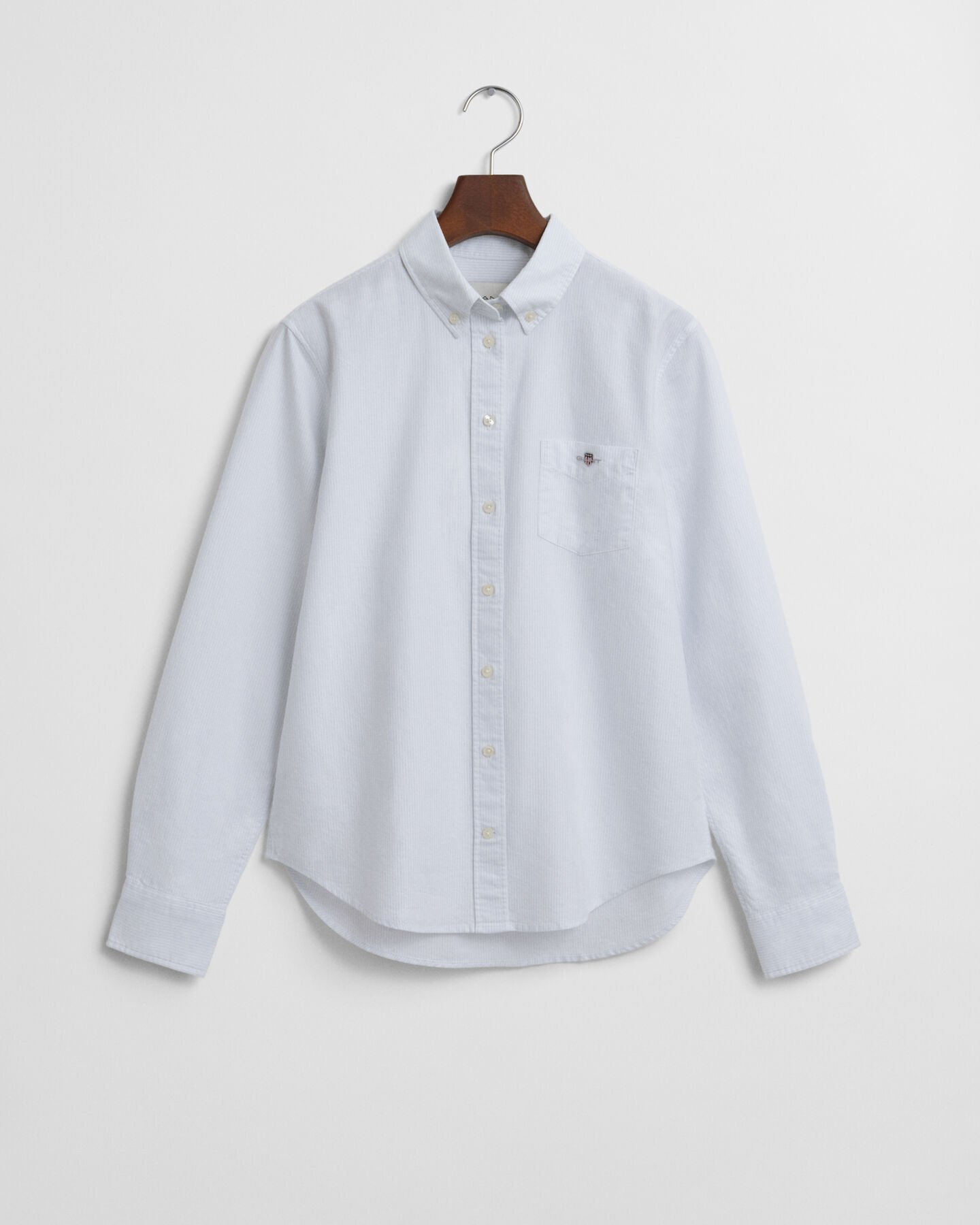 Chemise coupe regular classique en coton Oxford à rayures