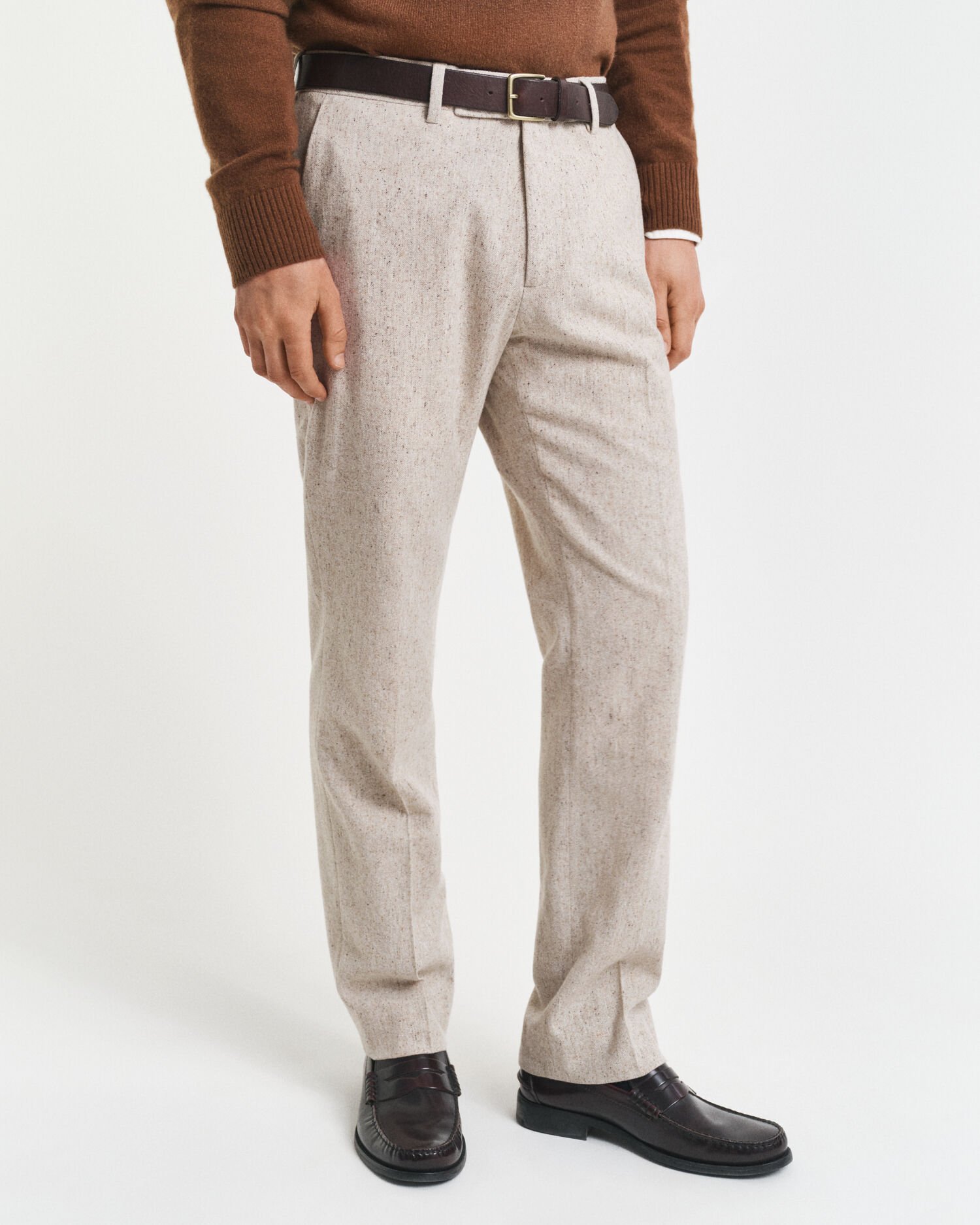Pantalon de costume slim fit en Donegal