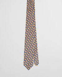 Cravate en soie à motif foulard