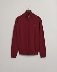 Cardigan zipp&eacute; en laine d'agneau ultrafine