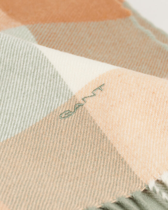 Écharpe à carreaux multicolores