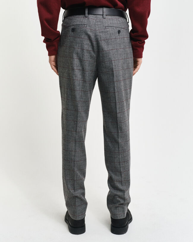 Pantalon de costume slim fit à carreaux