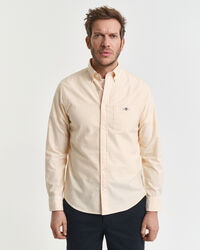 Chemise coupe regular en coton Oxford classique à rayures Banker