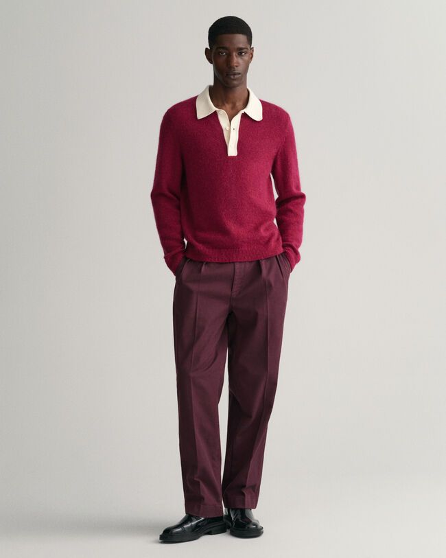 Rugger en coton et mohair