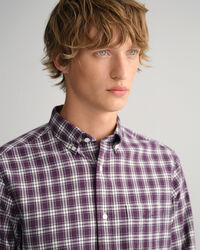 Chemise regular fit en flanelle &agrave; carreaux