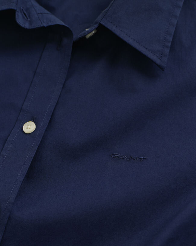 Chemise coupe slim en popeline