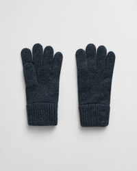 Gants en laine tricotée