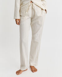 Coffret cadeau pyjama en satin à rayures