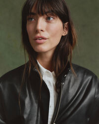 Veste Harrington en cuir