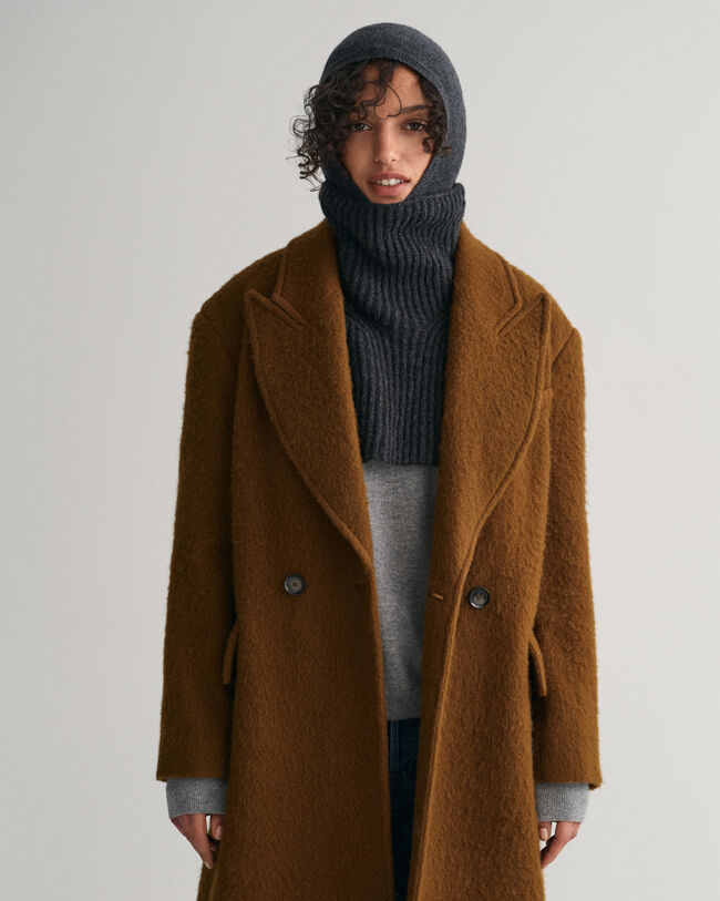 Pull sans manches en maille côtelée