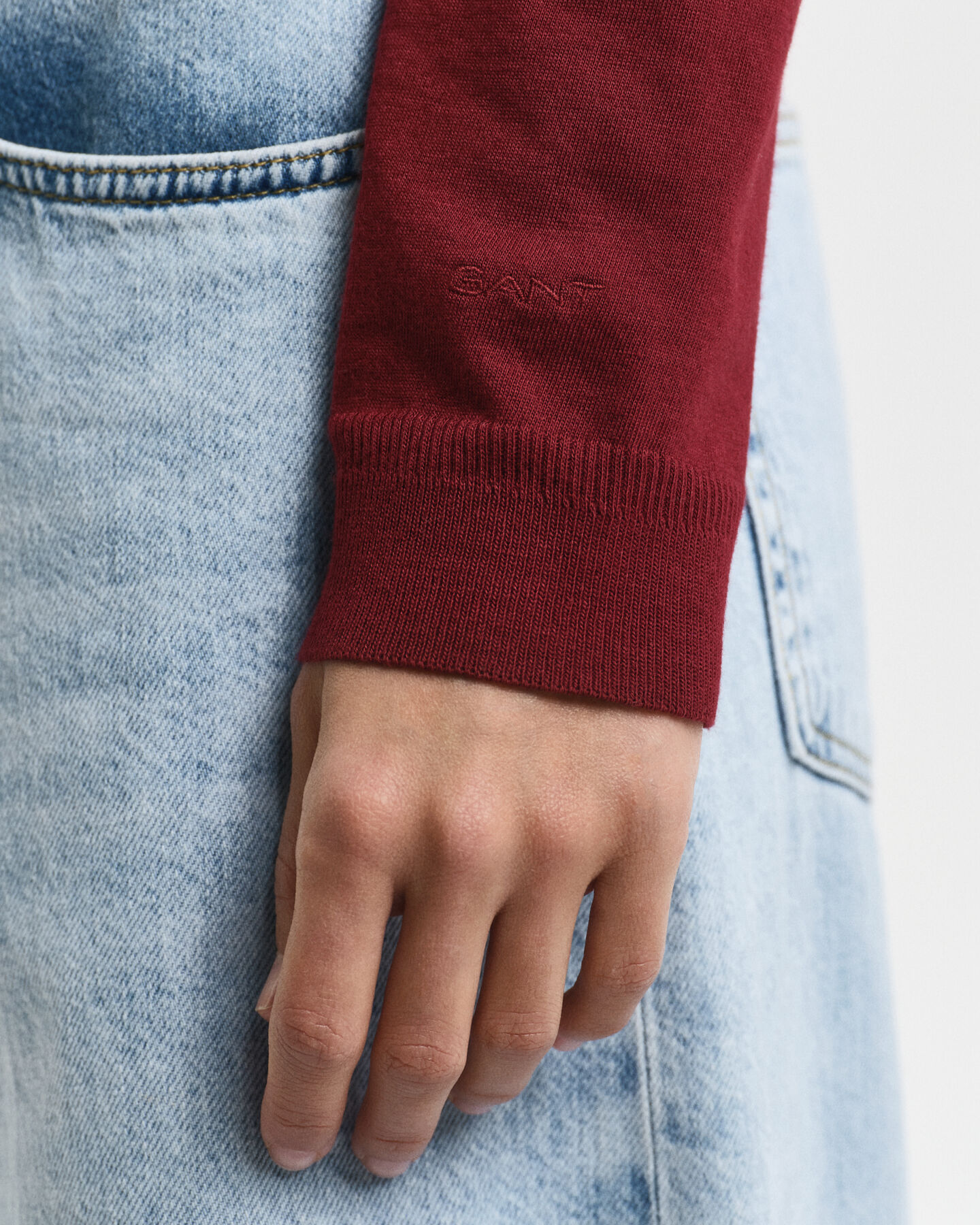 Polo à manches longues sans coutures